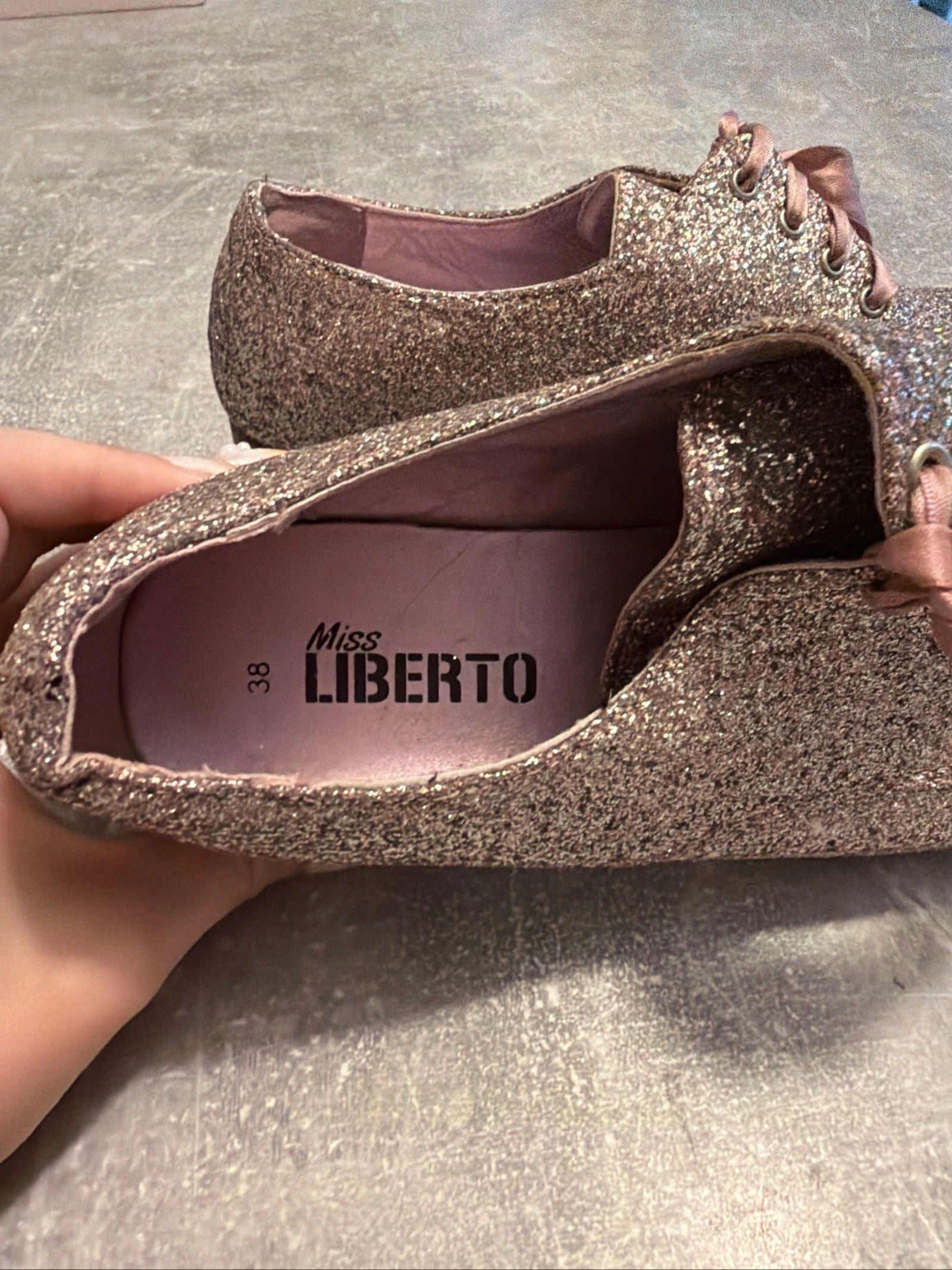 Chaussure rose pailletés miss liberto 38 bon état  – photo 2